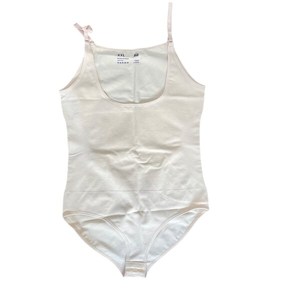 Shapermint Empetua Open Bust Bodysuit Shaper Panty Shapewear Tan Sz XXL 73003 - Picture 3 of 6